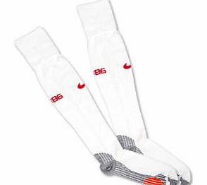 Nike 2011-12 Arsenal Home Nike Football Socks (White)