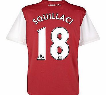 Arsenal Home Shirt Nike 2011-12 Arsenal Nike Home Shirt (Squillaci 18)