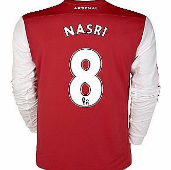 Nike 2011-12 Arsenal Nike L/S Home Shirt (Nasri 8)