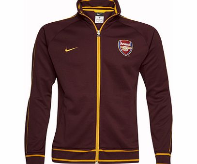 Nike 2010-11 Arsenal Nike Trainer Track Jacket (Maroon)