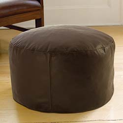 Deco Leather Footstool