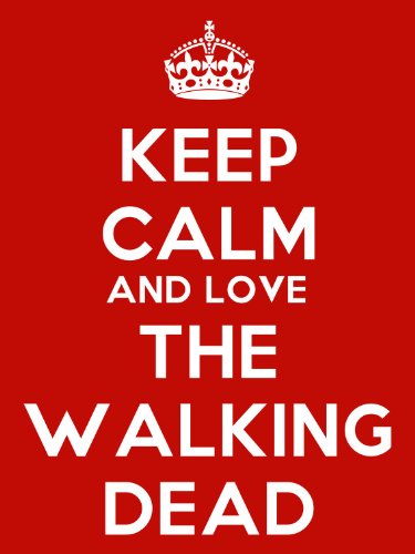 Keep Calm And Love The Walking Dead Keyring - 5cm X 3.5cm