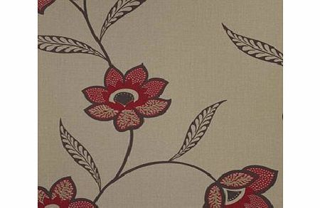 Vintage Florentine Vinyl Wallpaper Red