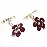 ARTruly at notonthehighstreet.com Briony Flower Cufflinks