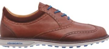 Ashworth Encinitas Wingtip Golf Shoes Dark