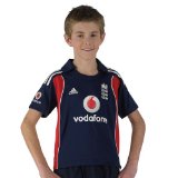 Adidas Official 2008 England One Day International Junior Cricket Shirt