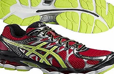 Asics  Gel-Nimbus 16, Mens Multisport Outdoor Shoes, Red (Chinese Red/Flash Yellow/Onyx 2307), 10 UK (45 EU)