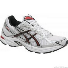 Asics GEL-1130 Mens Running Shoe White/Platinum/Chilli Pepper