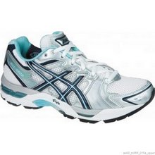 Asics GEL-3000 Ladies Running Shoe White/New Navy/Powder Blue