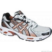 Asics Gel-Evolution 4 (2E) Men Running Shoe White/Copper/Black