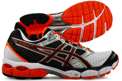 Asics Gel Pulse 5 Mens Running Shoes White/Onyx/Neon