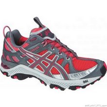 Asics Gel-Trabuco 11 WR Ladies Running Shoe Red/Dolphin/Cargo