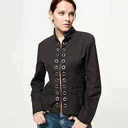 Eyelet Canvas Jacket