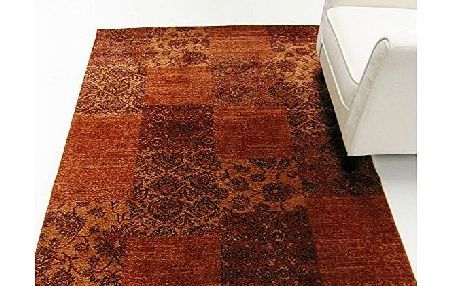 ASPECT Carpe Diem Vintage Style Rug-patterned Burgundy/Red 120x170cm