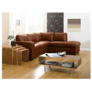 Aspen Right Hand Corner Leather Sofa, Cognac