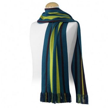 College Stripe Warp Knit Scarf