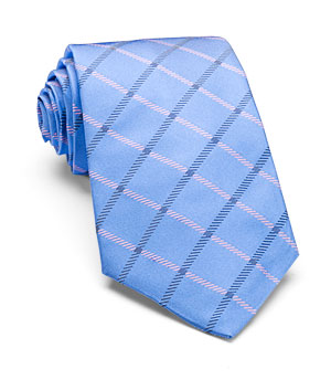 Country Check Silk Tie