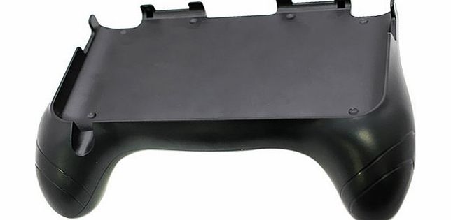 Assecure Black Controller Hand Grip handle Stand Case Attachment For Nintendo 3DS XL Handheld