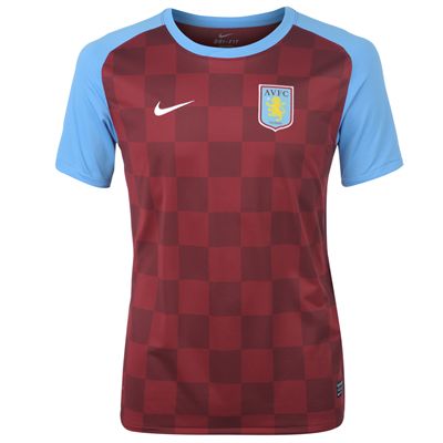 Nike 2011-12 Aston Villa Home Nike Football Shirt