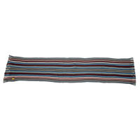 Villa Ribbed Stripey Scarf - Multi.