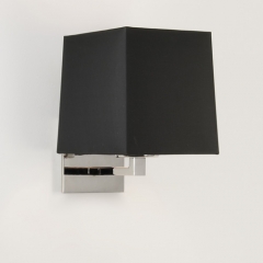 Astro Lighting Azumi Classic Polished Wall Light Black Square