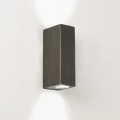 Astro Lighting Bloc Up Down Bronze LED Wall Light