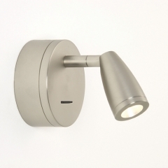 Astro Lighting Fujiko Matt Nickel LED Wall Light Switched