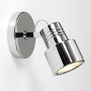 Astro Lighting Savona Bathroom Wall Light Modern Polished Chrome