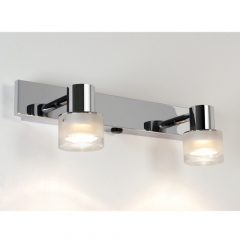 Astro Lighting Tokai Twin Bathroom Wall Light in Chrome