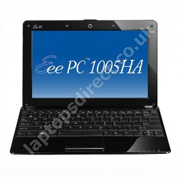 EeePc 1005HA SeaShell in Black - 8 Hours Battery Life