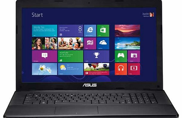 X75A 17.3 Inch 1TB 8GB Laptop - Black