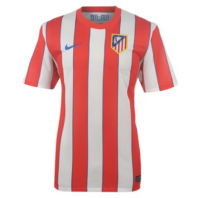 Athletico Madrid Nike 2011-12 Athletico Madrid Home Nike Football Shirt