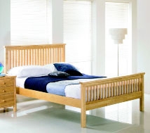 Natural Bedstead - 150cm - King Size