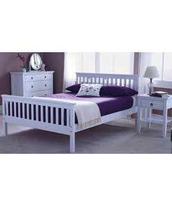 Single Bed Frame - White