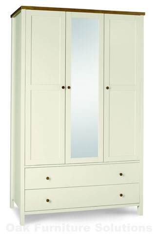 Two Tone Triple Wardrobe