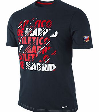 Nike 2011-12 Athletico Madrid Nike Core Tee (Black)