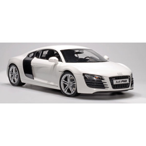 audi R8 2007 - White/black blade 1:18