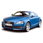 audi TT 2006 Coupe Silverblue RHD 1:18