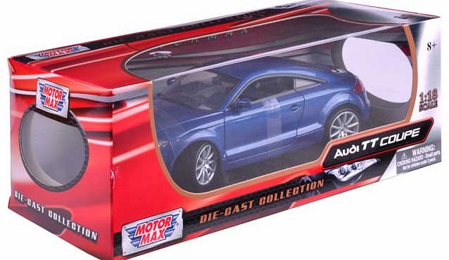 TT Coupe Blue 1:18 Scale Diecast Collectors