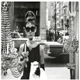 Audrey Hepburn Window Poster