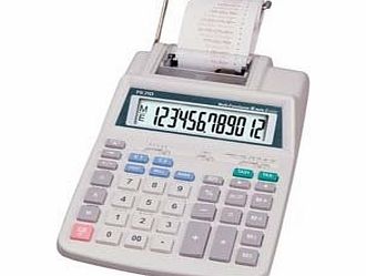 Aurora Calculator Printing Currency and Tax 12 Digit Battery and Mains 147x244x58mm Ref PR710