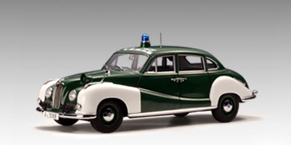 AUTOart BMW 501 Police Car in White