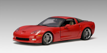 AUTOart Chevrolet Corvette C6 Z06 2005 LTD 6000pcs in Red