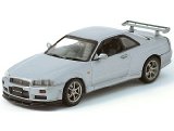 Die-cast Model Nissan Skyline GTR R34 (1:43 scale in Silver)