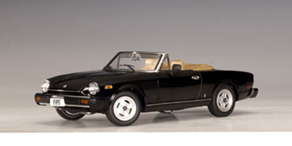 AUTOart Fiat 124 Spider Black