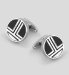 Autograph Oynx Stripe Cufflinks