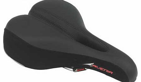 Avenir Sport Comfort Bike Saddle - Black