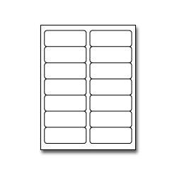 Avery 14 Per Sheet Clear Inkjet Address Lables