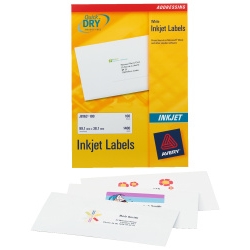 Avery Inkjet Address Labels 38 x 63 mm 21 Labels