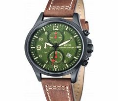 AVI-8 Mens Hawker Harrier II Chocolate Brown